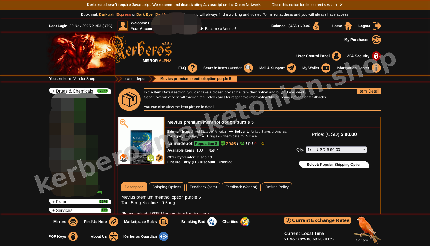 Main Market Dashboard